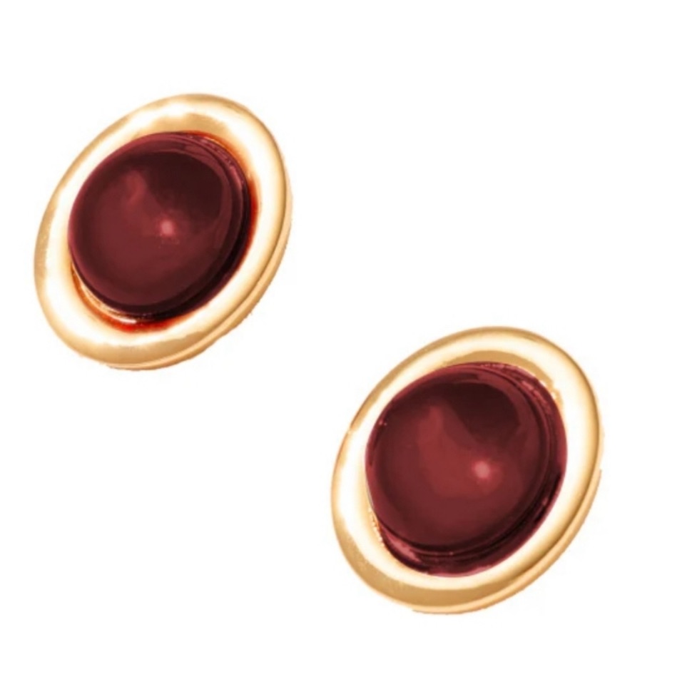 Nwt Frasier Sterling Maldives Earrings In Burgundy 75$